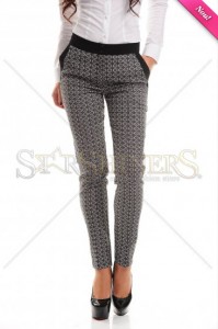 pantaloni lungi cu imprimeu