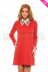 rochie rosie scurta online