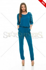 salopeta turcoaz ieftina