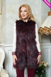 vesta din blana ecologica